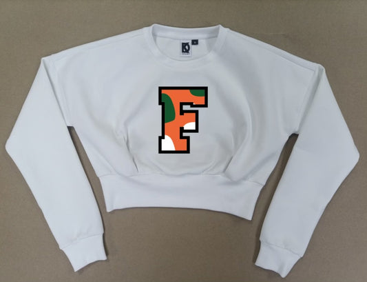 FAMU White jogger with camo patch