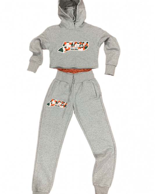 Florida A&M University (FAMU) Sweat Suit - Gray